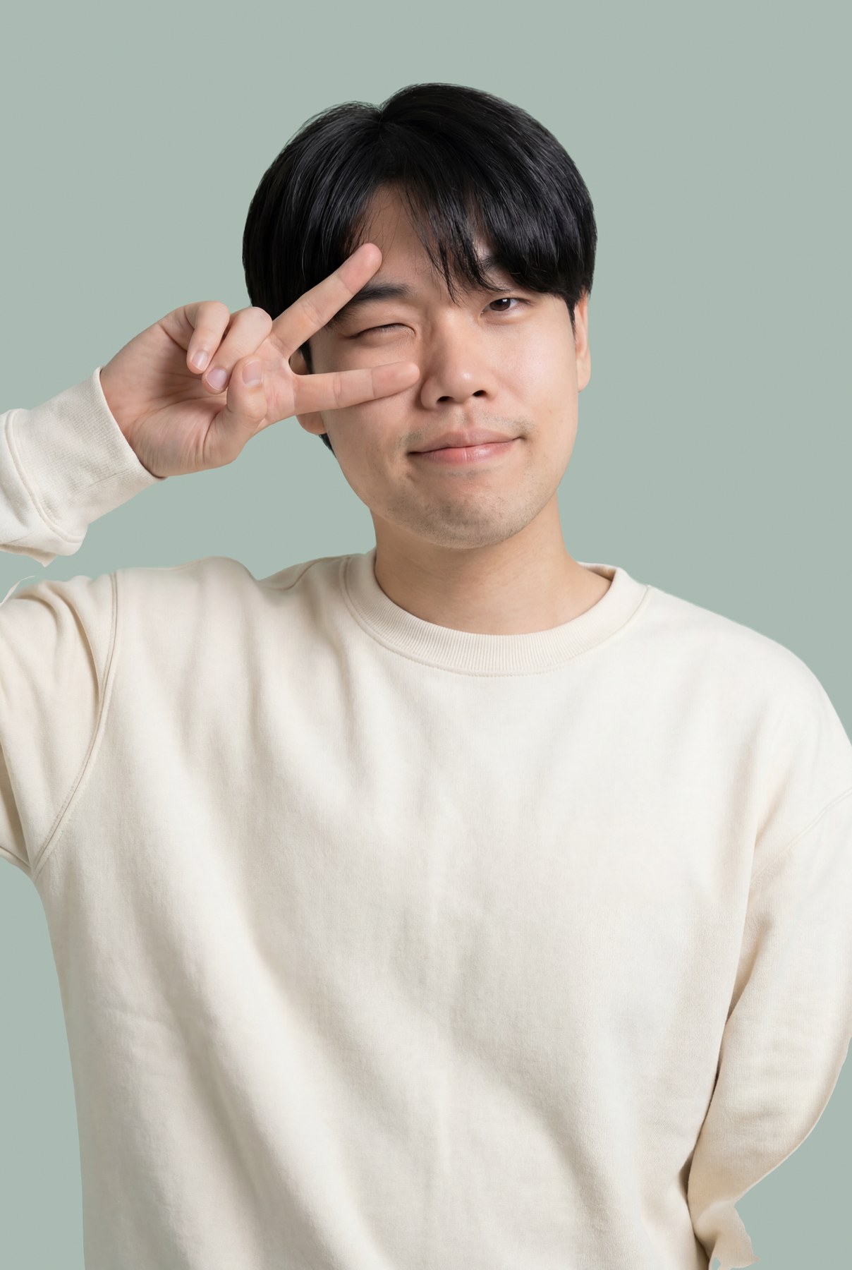 A2 cheeky · Peace+Wink
